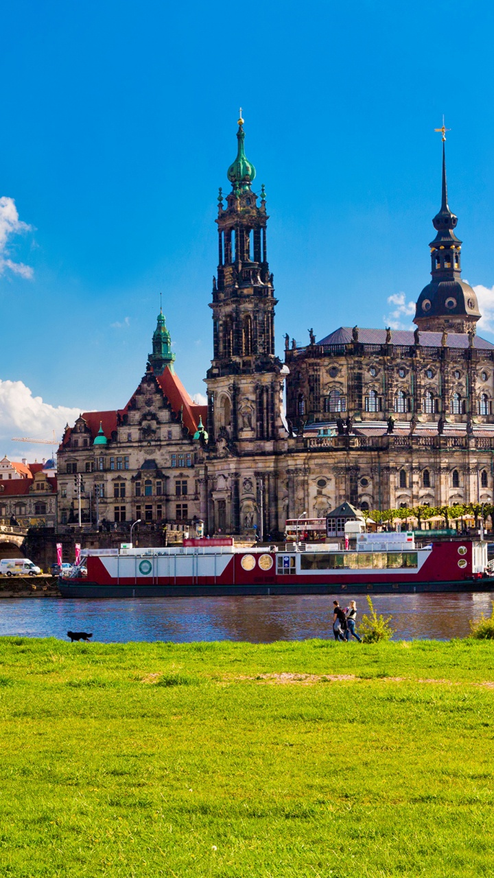 Обои Дрезденский фарфор, ориентир, реки, город, туризм в разрешении 720x1280