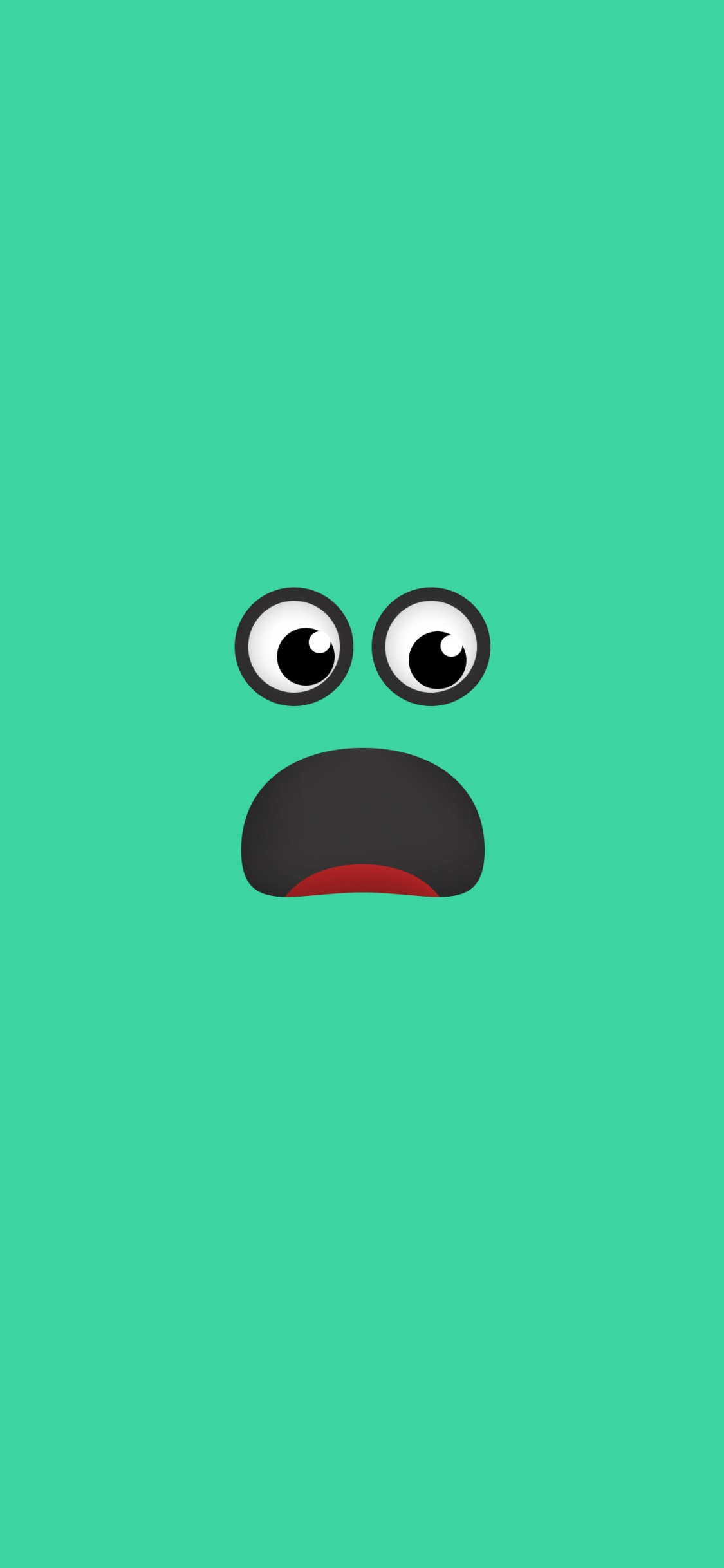 Обои мультфильм, зеленый, Аква, бирюза, лого в разрешении 1125x2436