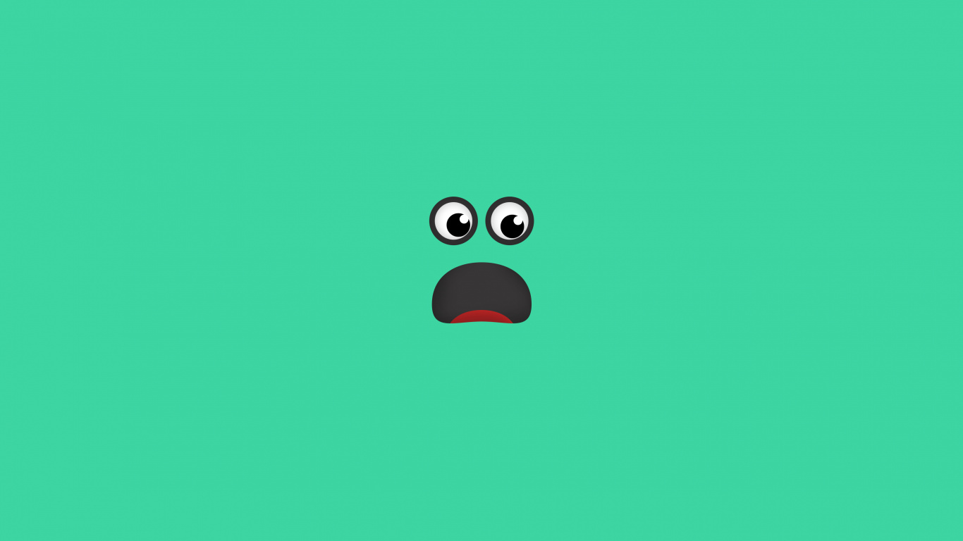 Обои мультфильм, зеленый, Аква, бирюза, лого в разрешении 1366x768