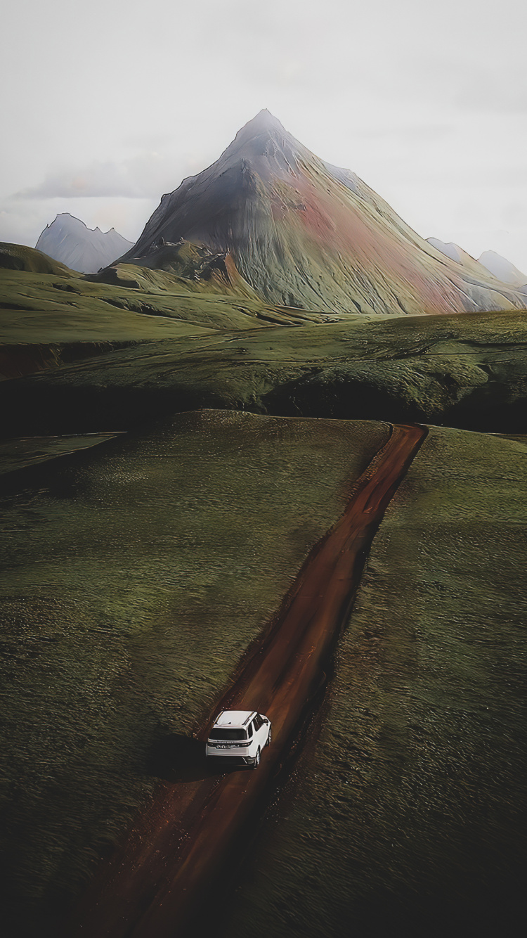 Обои нагорье, гора, экорегион, облако, природный ландшафт в разрешении 750x1334