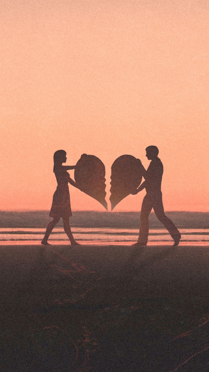 Обои Люди в природе, дружба, любовь, забава, горизонт в разрешении 720x1280