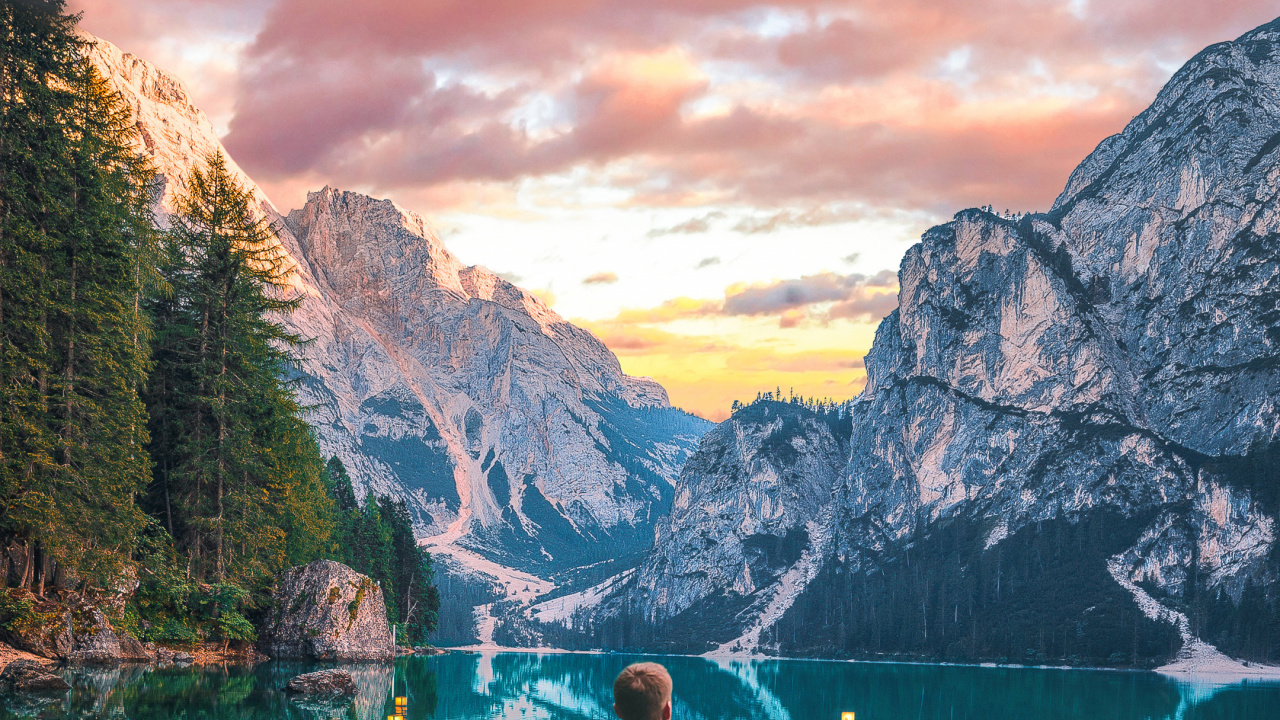 Обои висгун - социальная сеть, природа, облако, вода, гора в разрешении 1280x720