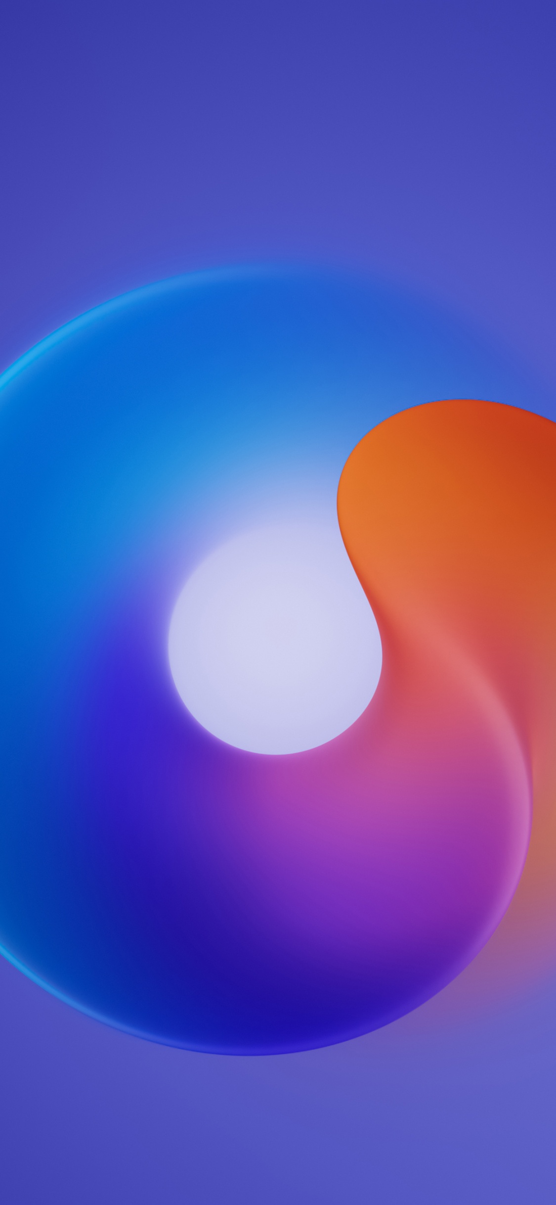 Обои астрономический объект, гармония 4, гармония, синий, газ в разрешении 1125x2436