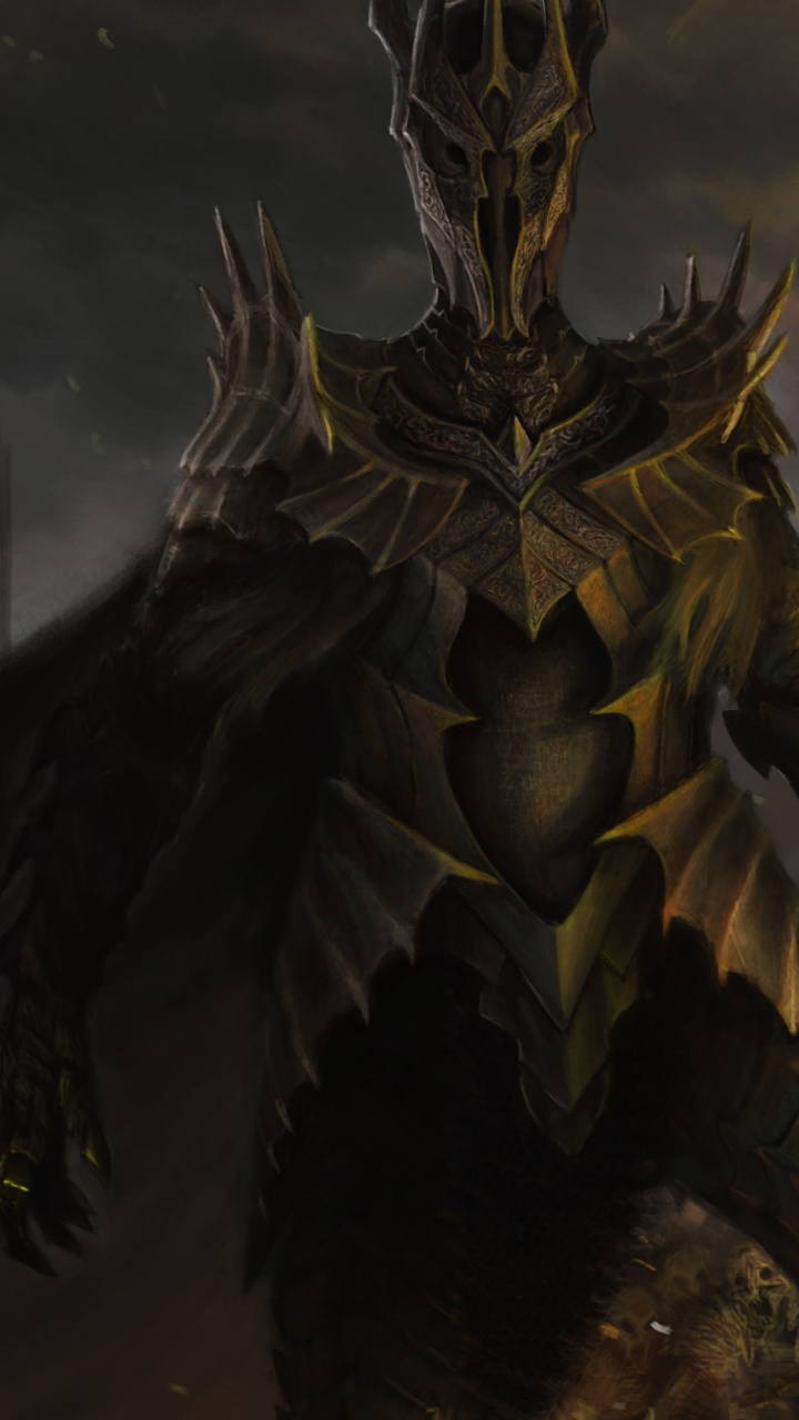 Обои Саурон, Хоббит, Властелин Колец, Мордор, одно кольцо в разрешении 720x1280