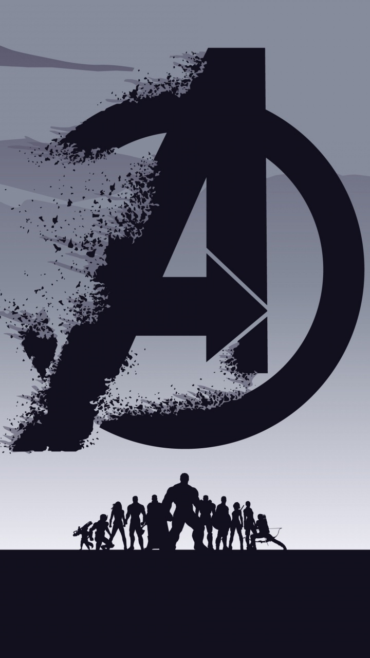 Обои Черная Вдова, Клинт Бартон, Железный человек, мститель, marvel в разрешении 720x1280