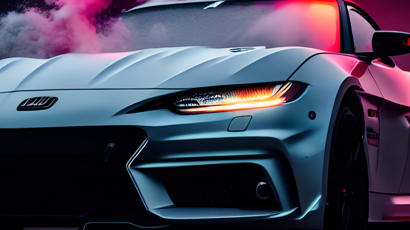 Обои легковые автомобили, Ламборджини, автомобильное освещение, свет, шина в разрешении 1366x768