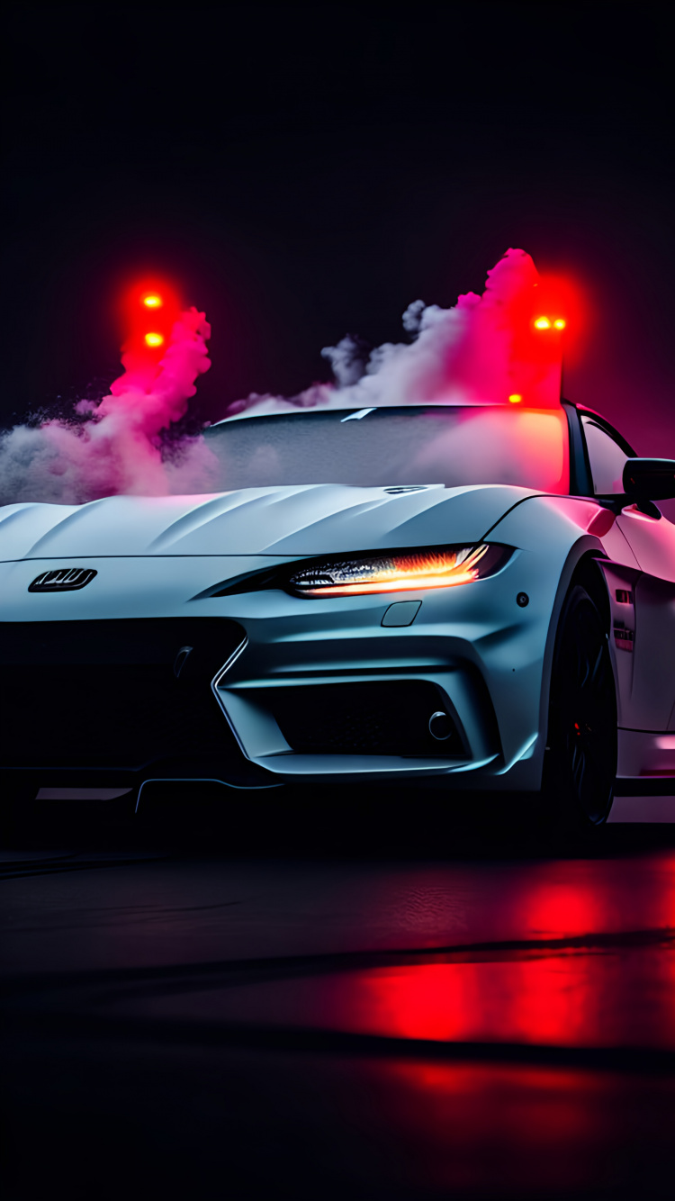 Обои легковые автомобили, Ламборджини, автомобильное освещение, свет, шина в разрешении 750x1334