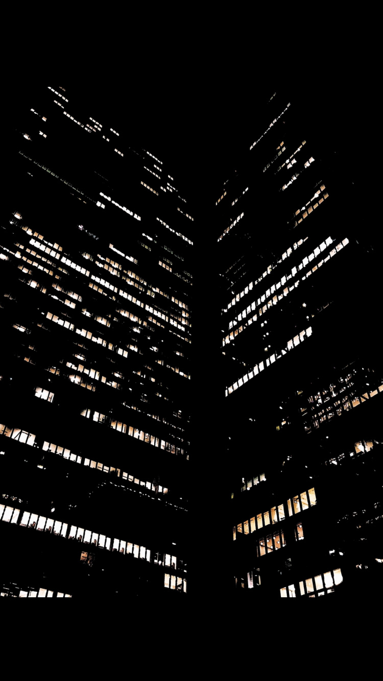 Обои небоскреб, строительство, здание, башня, окно в разрешении 750x1334