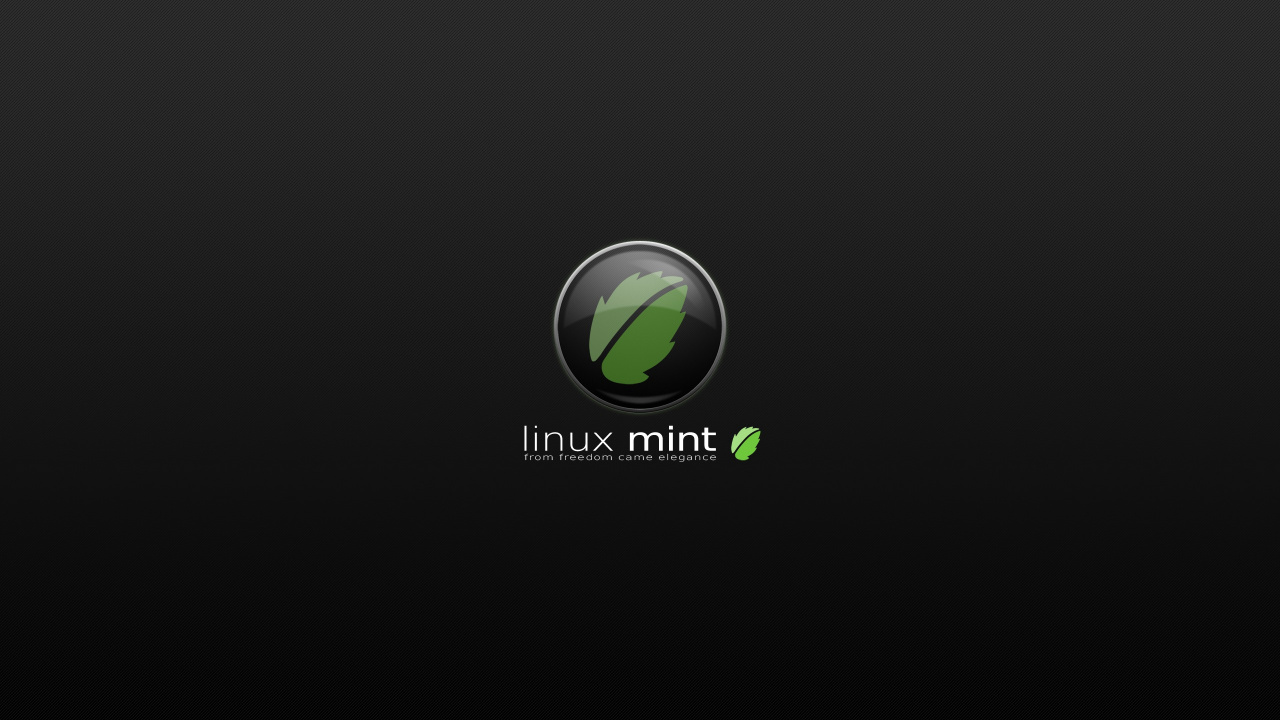 Обои linux, лого, графика, растение, марка в разрешении 1280x720