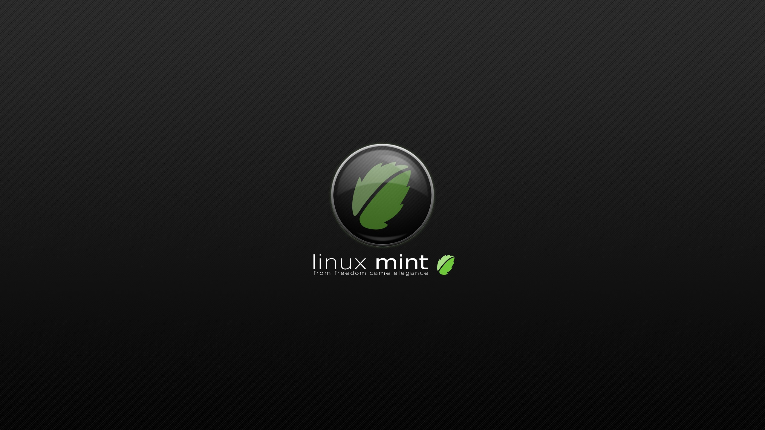 Обои linux, лого, графика, растение, марка в разрешении 2560x1440