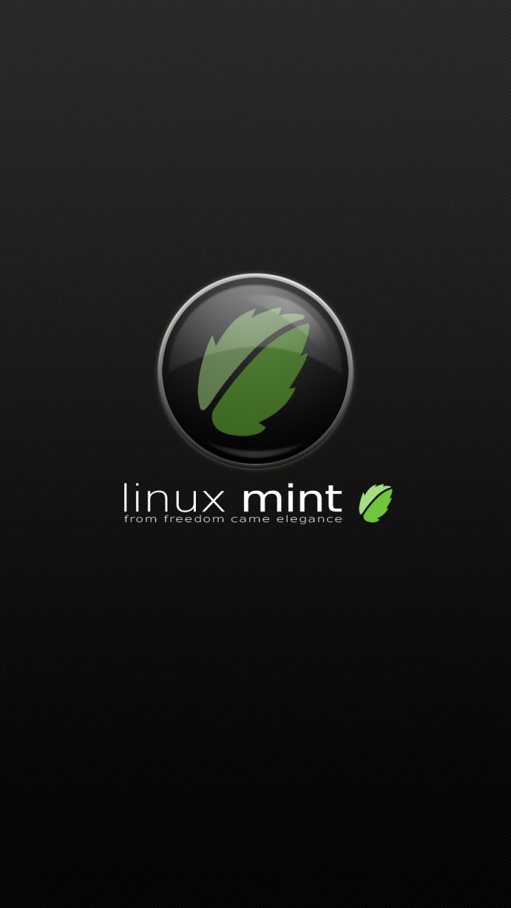 Обои linux, лого, графика, растение, марка в разрешении 720x1280