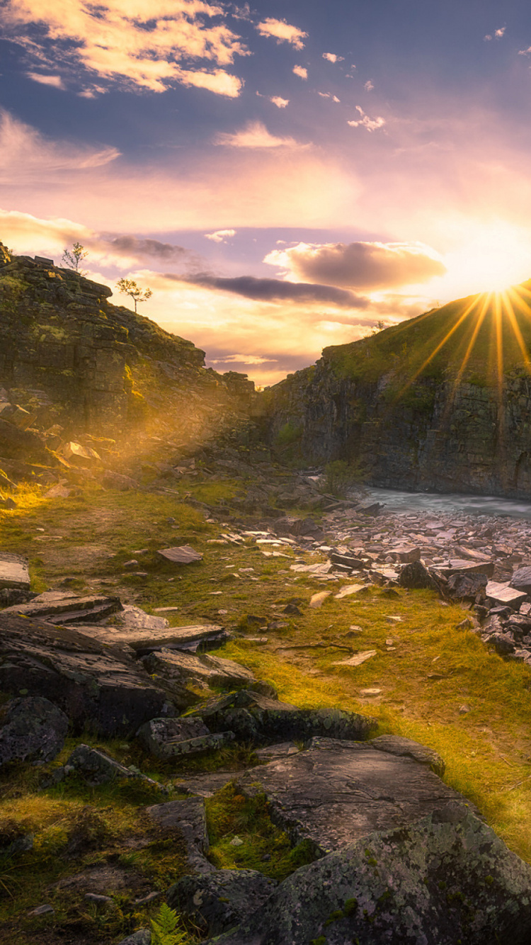 Обои природа, водопад, вода, водоток, Национального Парка Лиувин-Нейчерэлист в разрешении 750x1334