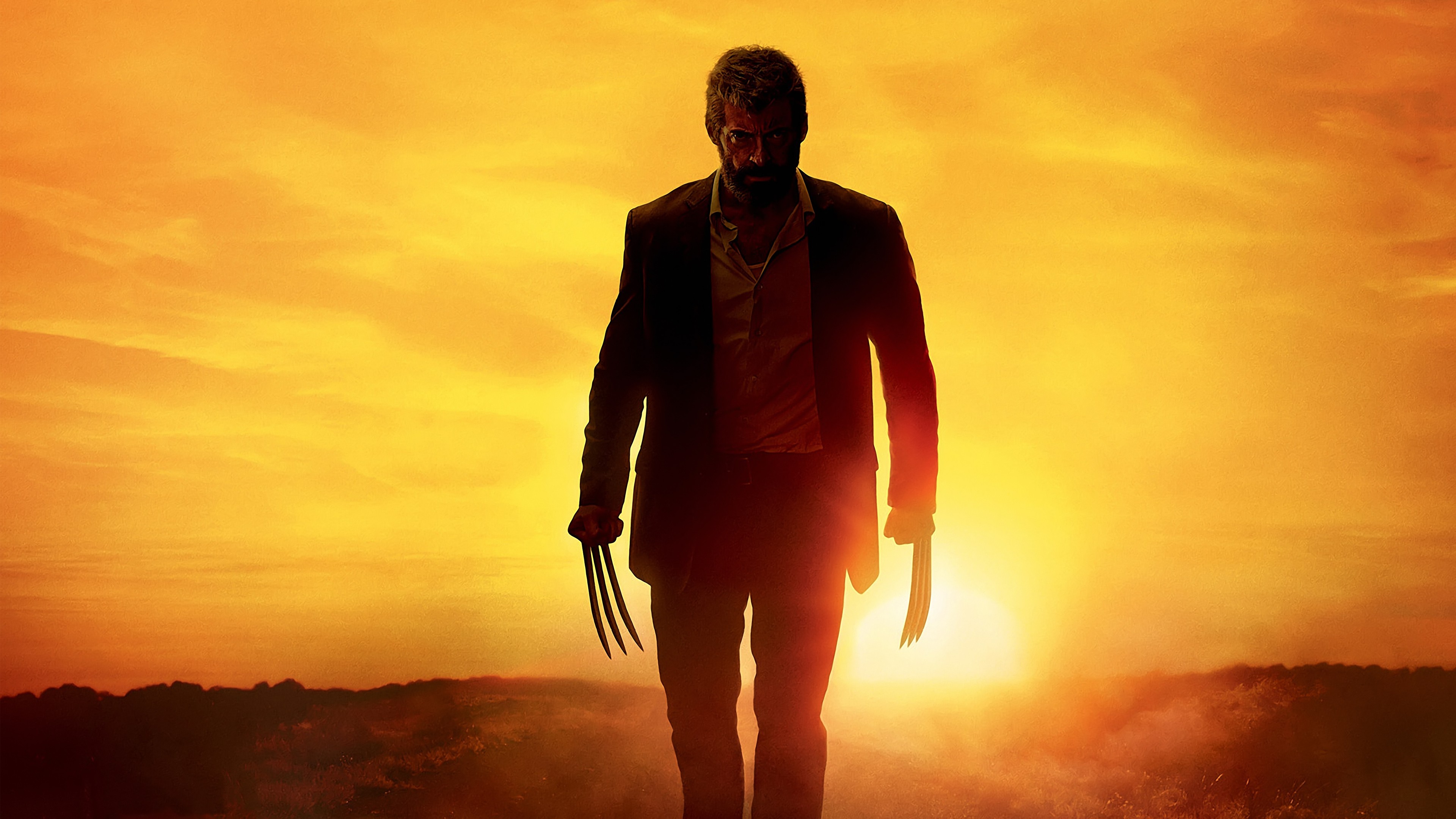 Обои Росомаха, Х-23, профессор Икс, Старик Логан, комикс в разрешении 3840x2160