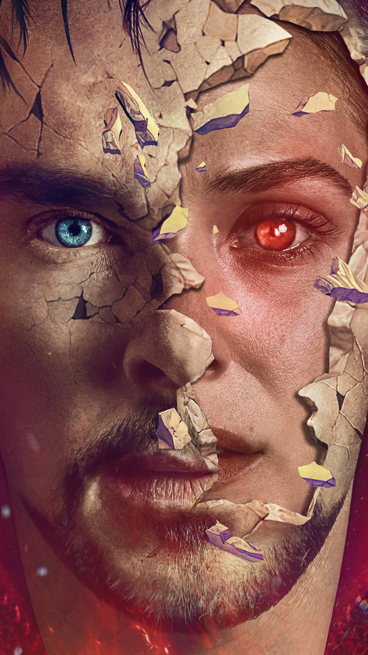 Обои Doctor Strange In The Multiverse Of Madness Wanda Vision в разрешении 750x1334