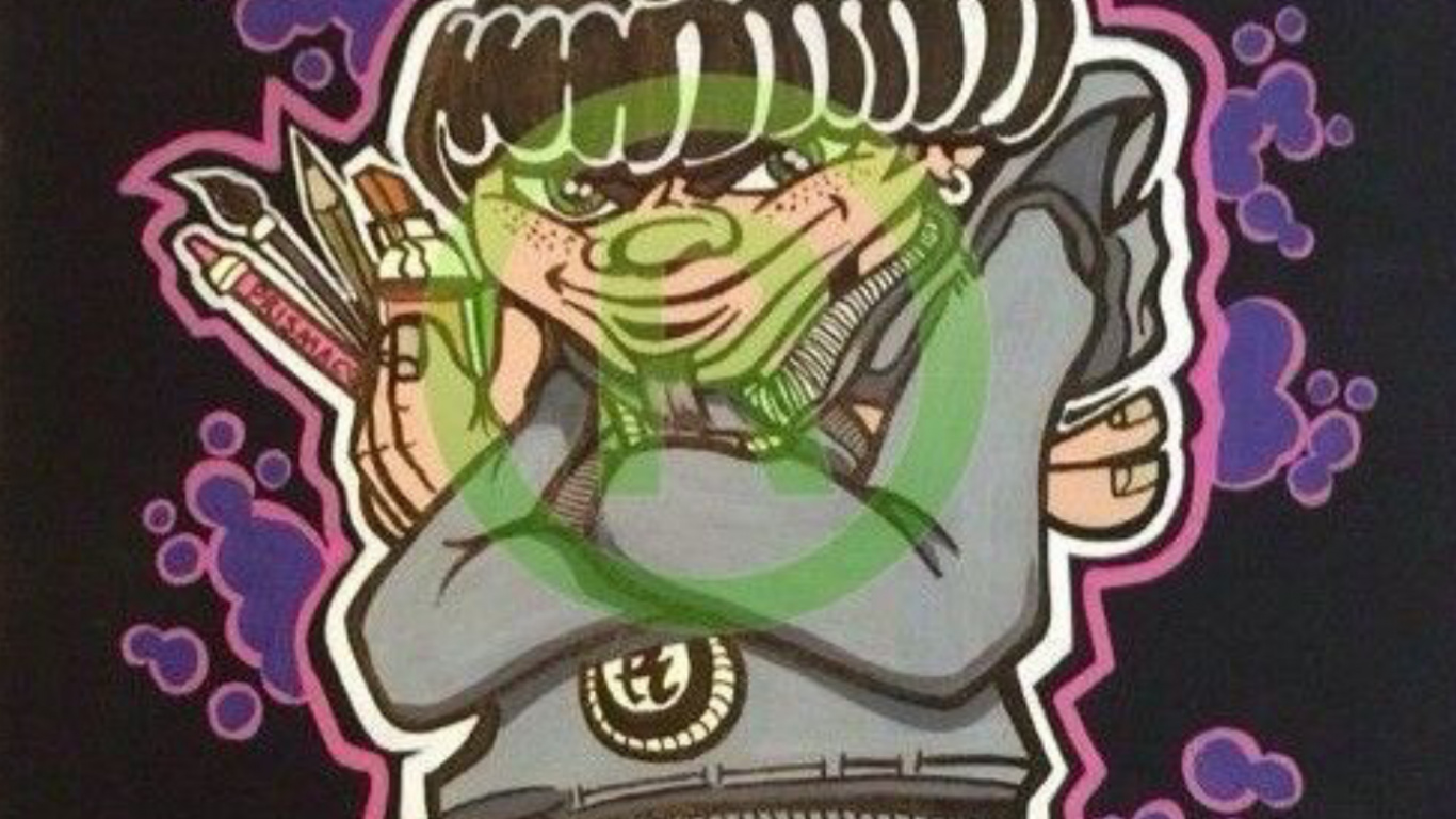 Обои иллюстрация, арт, граффити, рисование, уличное искусство в разрешении 1366x768