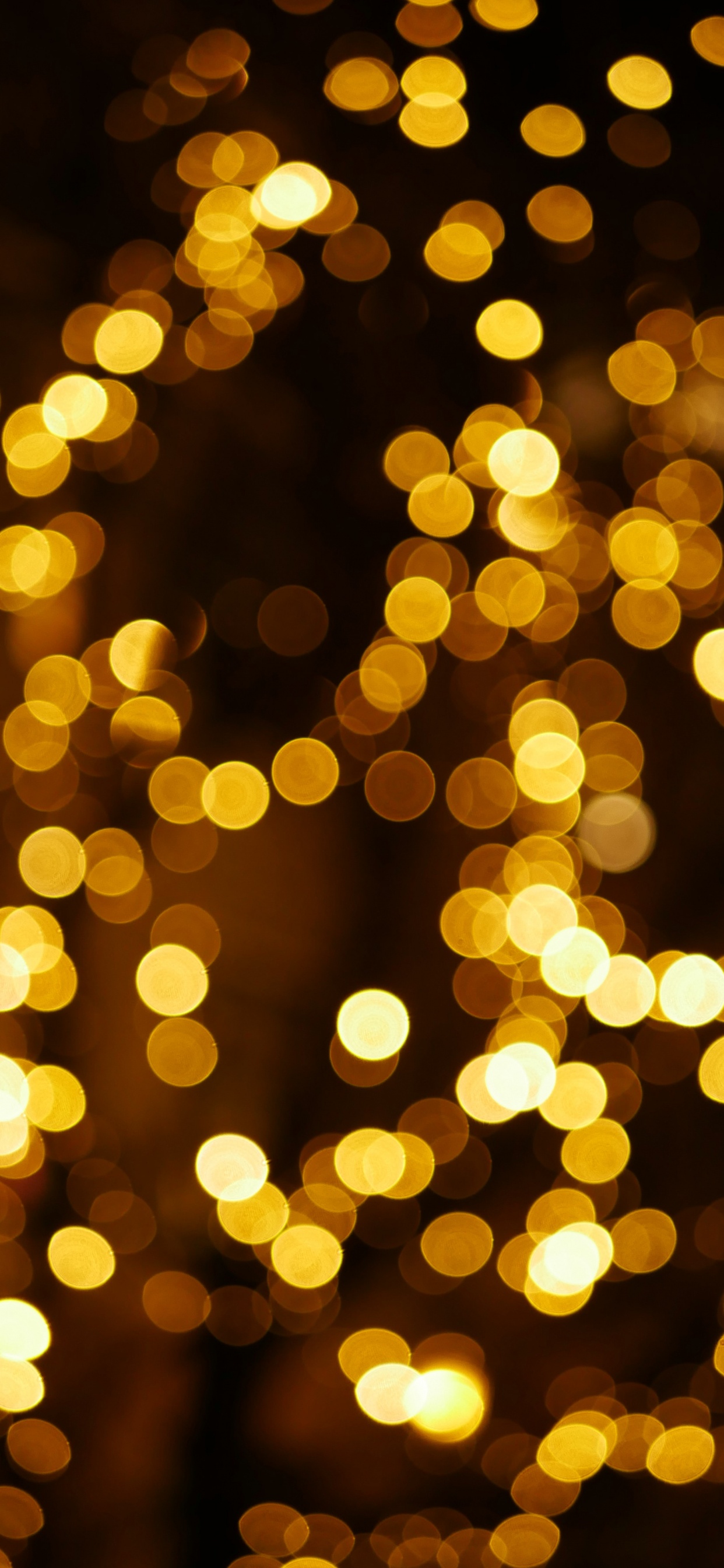 Обои свет, желтый, освещение, круг, андроид в разрешении 1242x2688