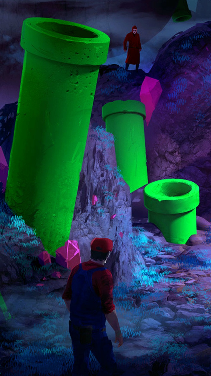 Обои Марио, вода, uncharted 4 a thiefs end, Розалина, игривый щенок в разрешении 720x1280