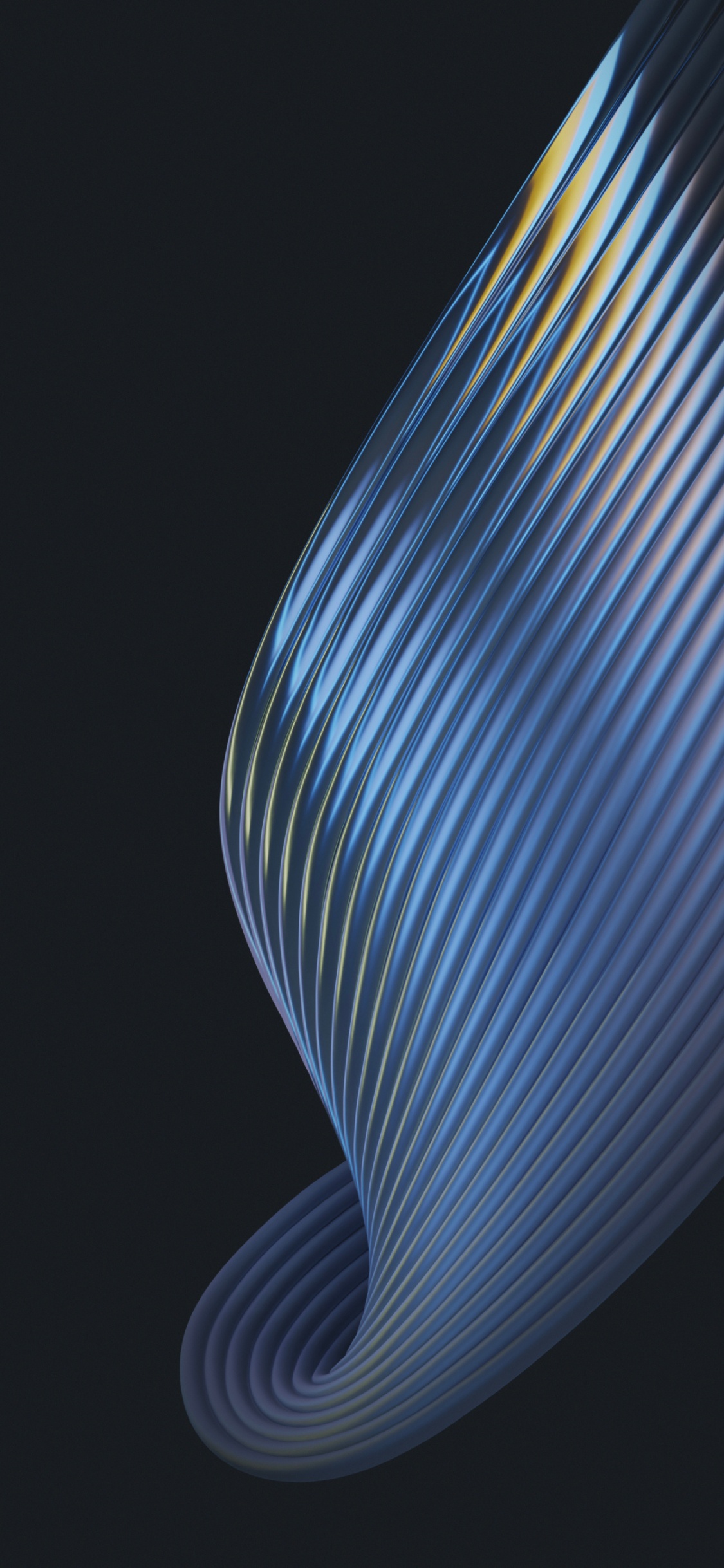 Обои люминесцентная лампа, газ, полутона и оттенки, электрик, круг в разрешении 1125x2436