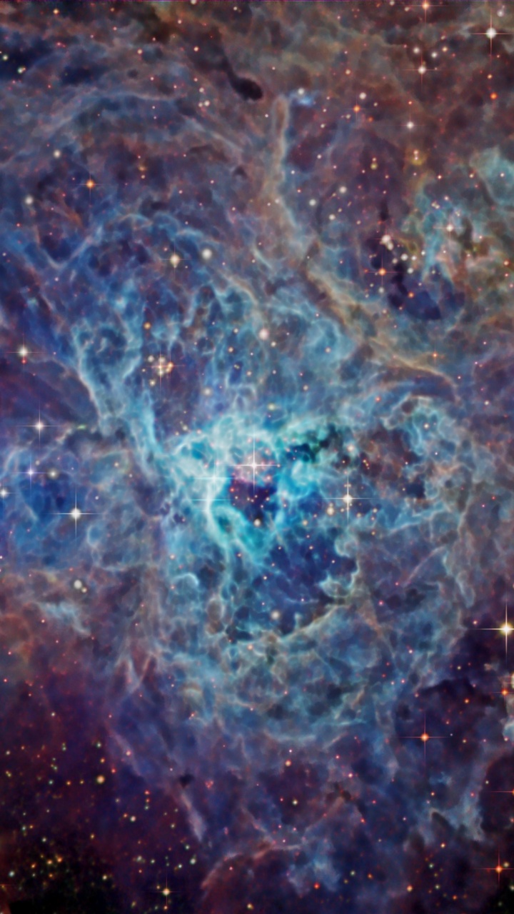 Обои туманность, Астрономия, Галактика, космическое пространство, астрономический объект в разрешении 720x1280