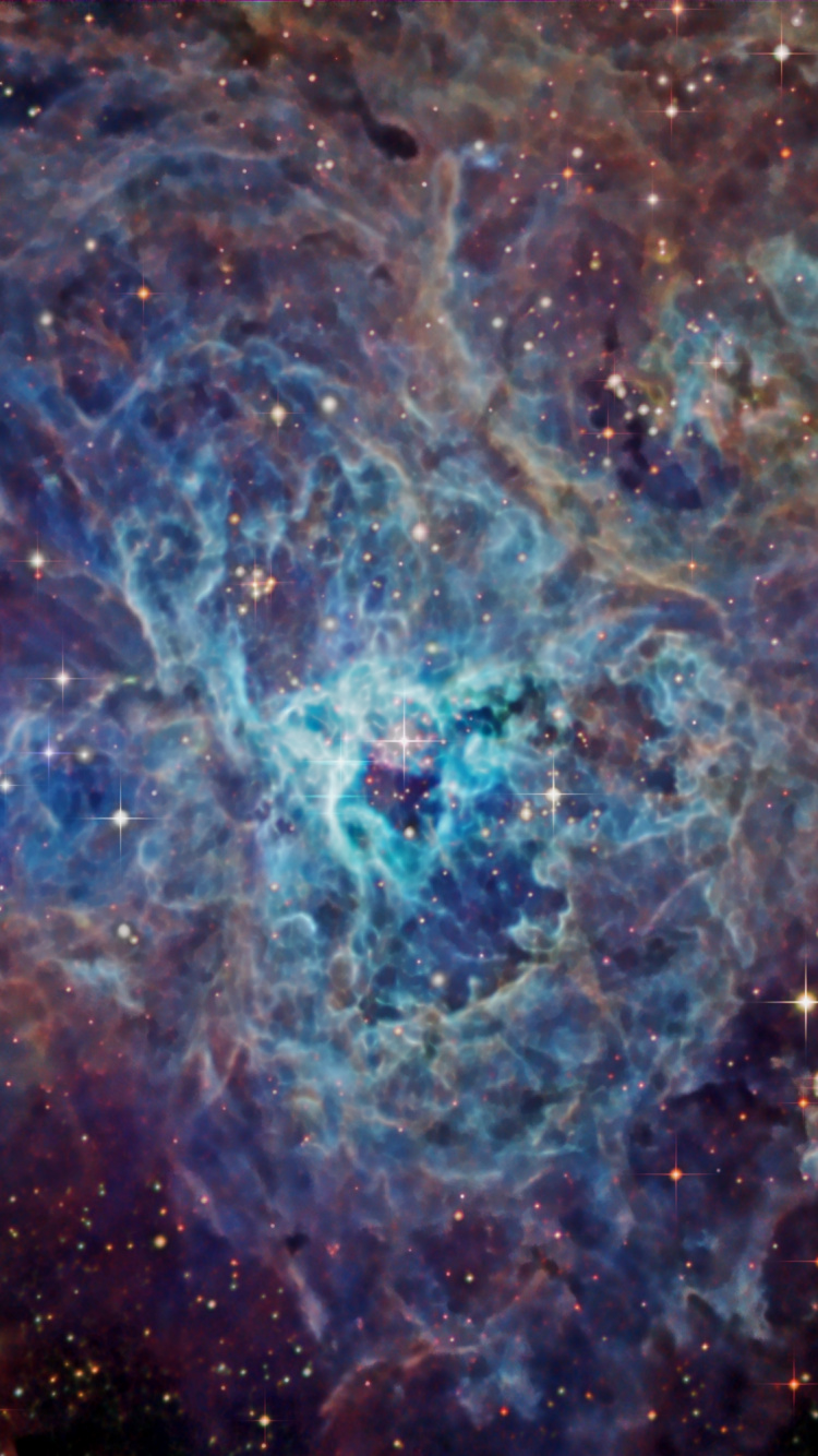 Обои туманность, Астрономия, Галактика, космическое пространство, астрономический объект в разрешении 750x1334