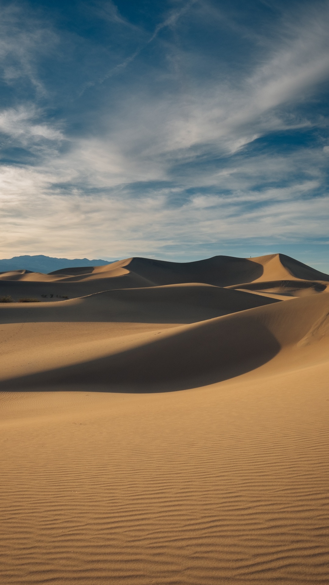 Обои песок, эрг, окружающая среда, эолийские рельефы, природа в разрешении 1080x1920