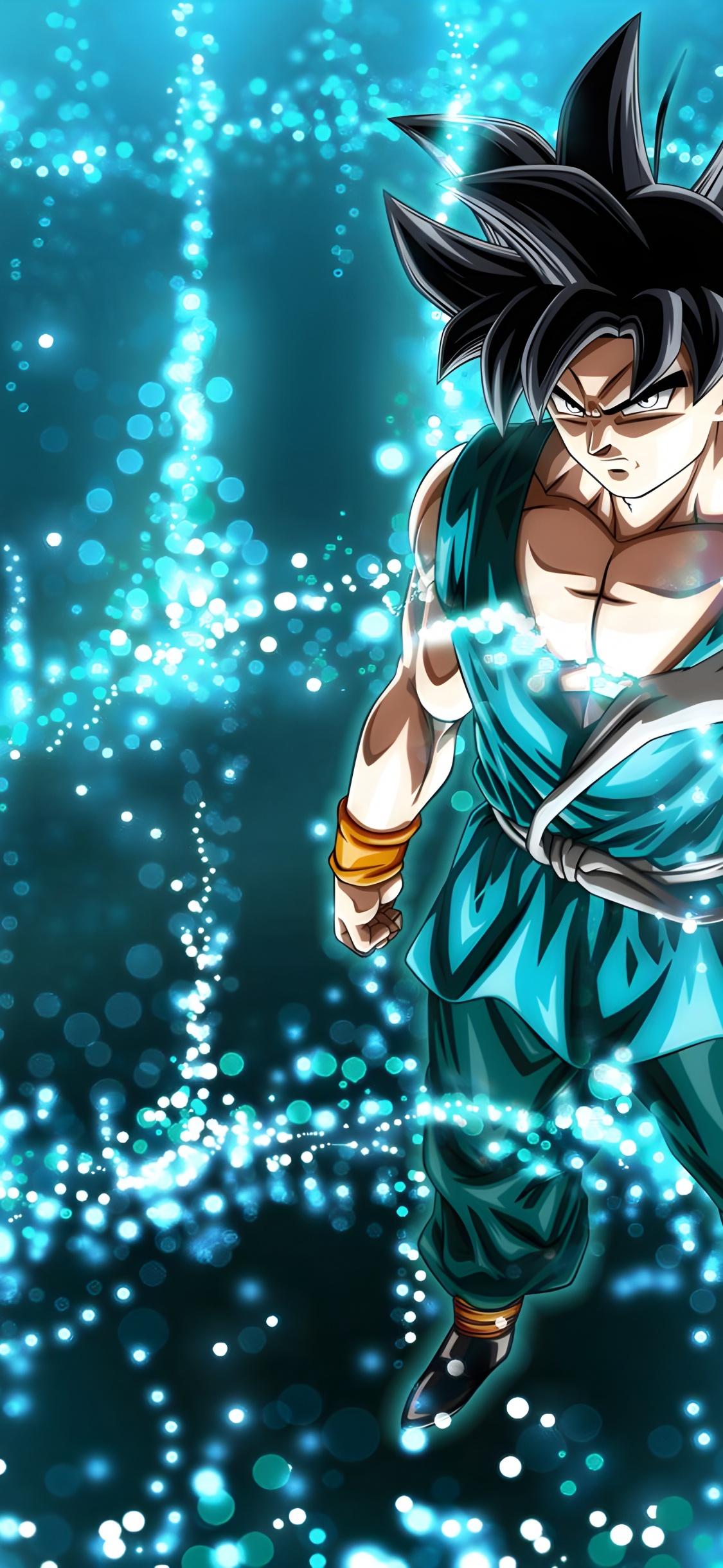 Обои аниме, Дракон Мяч Супер, гоку, Zamasu, Жемчуг дракона в разрешении 1125x2436