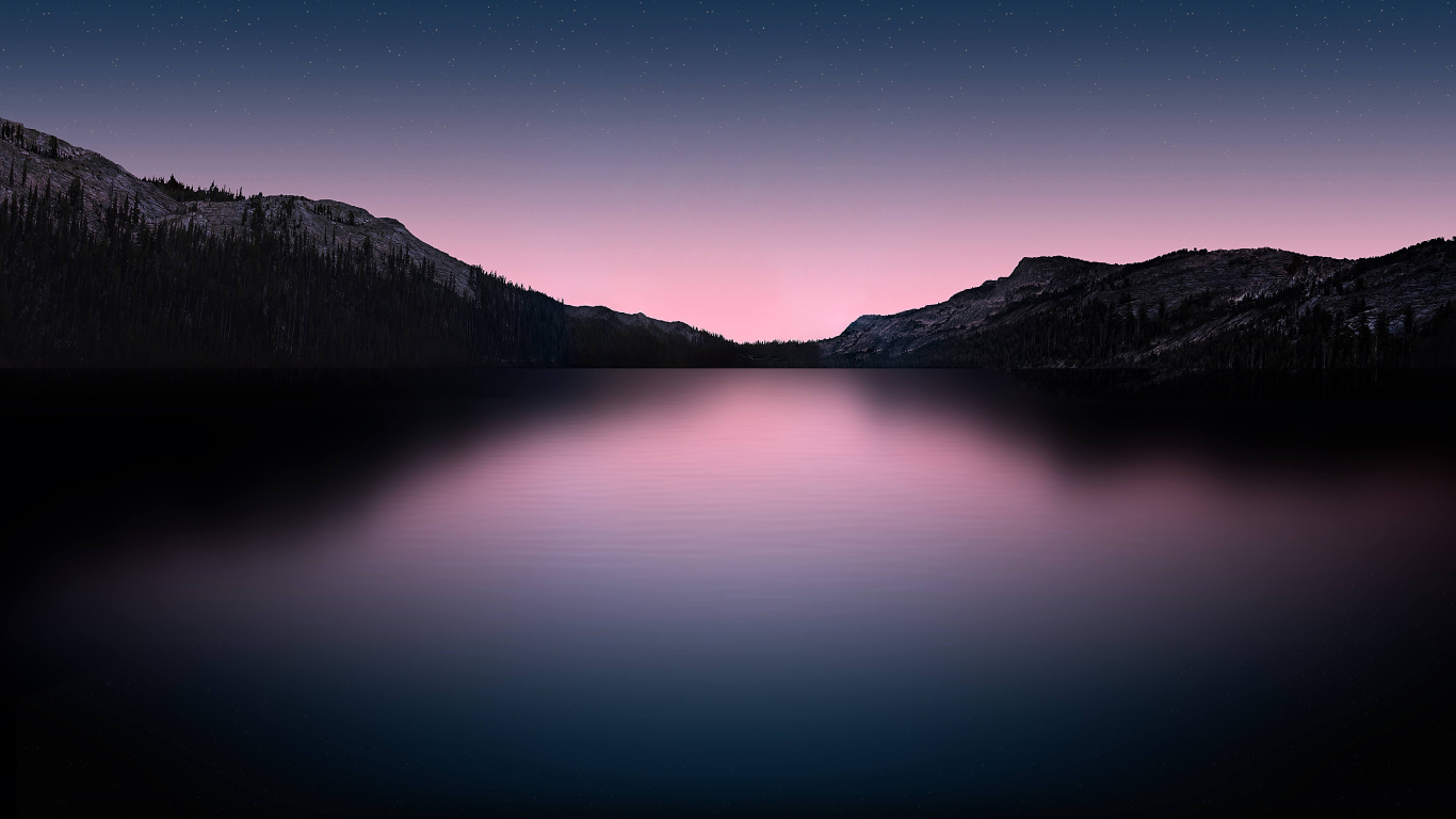 Обои California Streaming – Apple Event Wallpaper without Logo в разрешении 1366x768