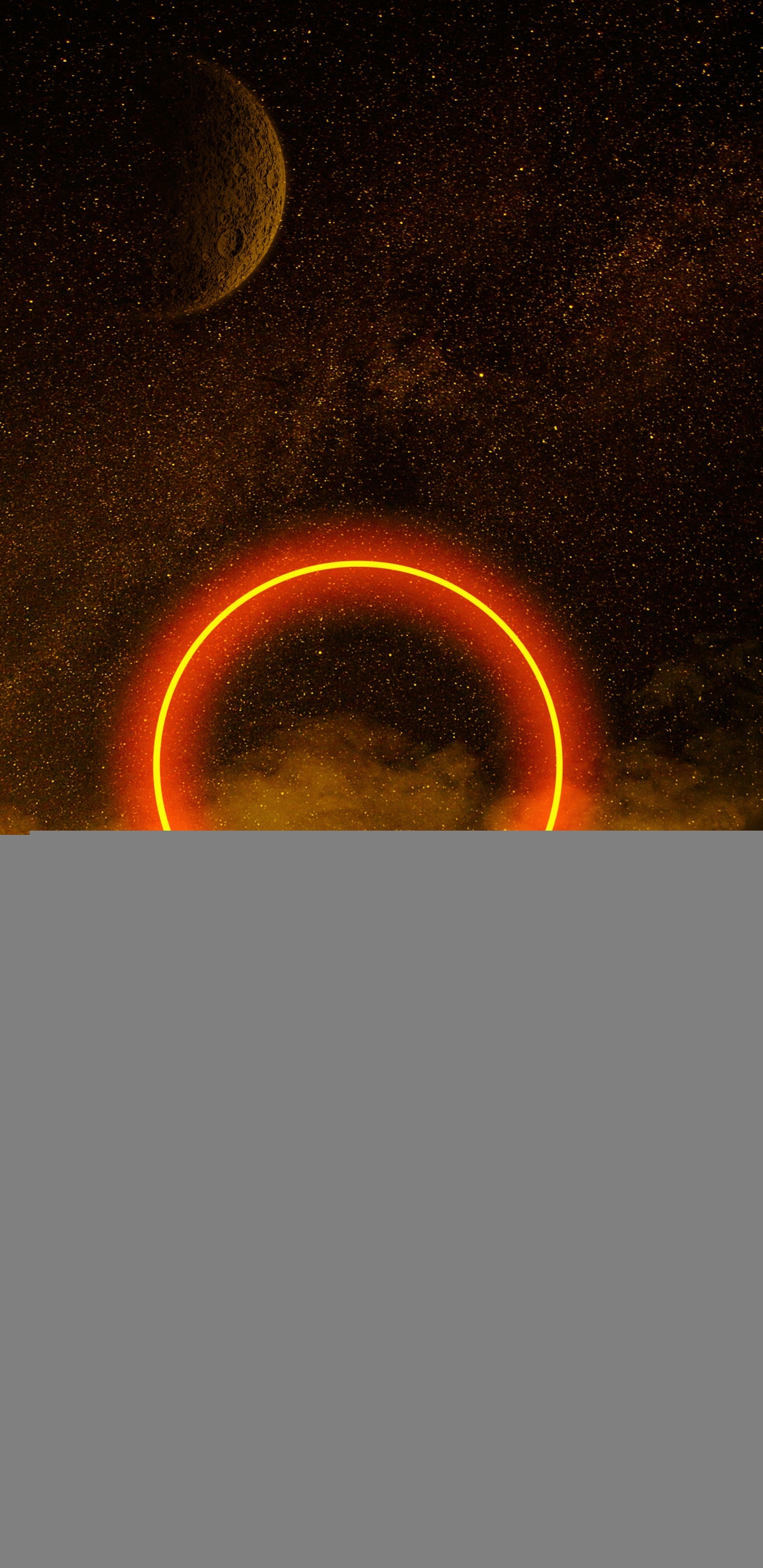 Обои атмосфера, земля, космос, свет, природа в разрешении 1440x2960