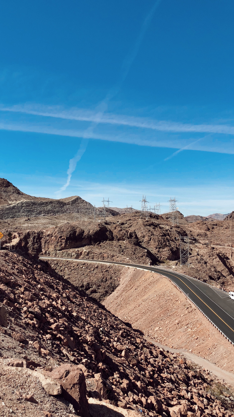 Обои десерт, горный рельеф, рок, почва, гора в разрешении 750x1334