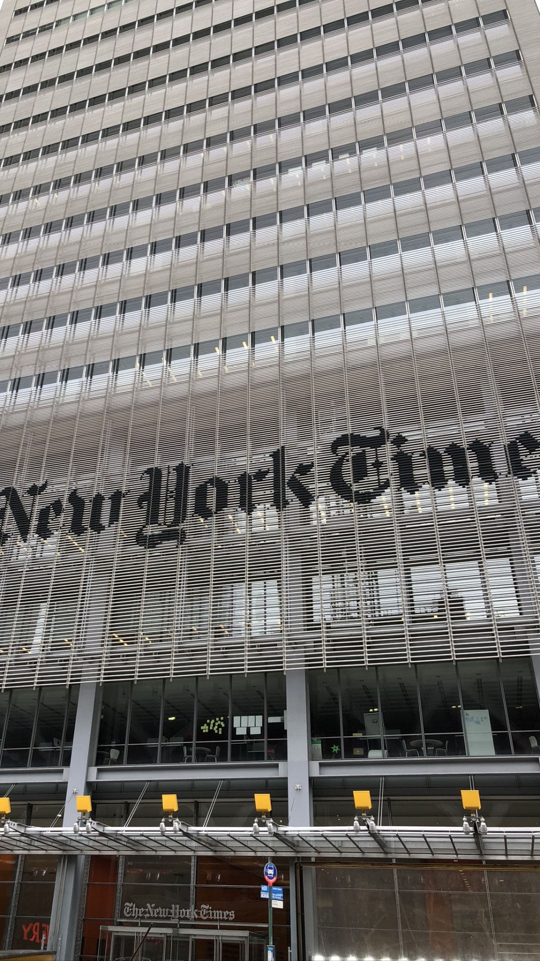 Обои Нью-Йорк, здание New York Times, Нью-Йорк Таймс Билдинг, коммерческое здание, башня в разрешении 1080x1920