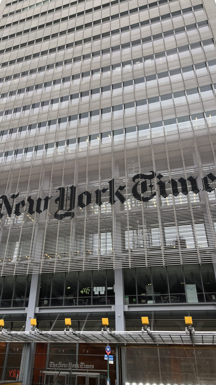 Обои Нью-Йорк, здание New York Times, Нью-Йорк Таймс Билдинг, коммерческое здание, башня в разрешении 750x1334