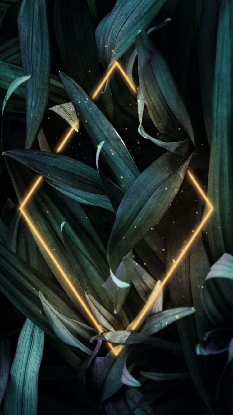 Обои арт, автомобильное освещение, наземное растение, электрик, космос в разрешении 750x1334