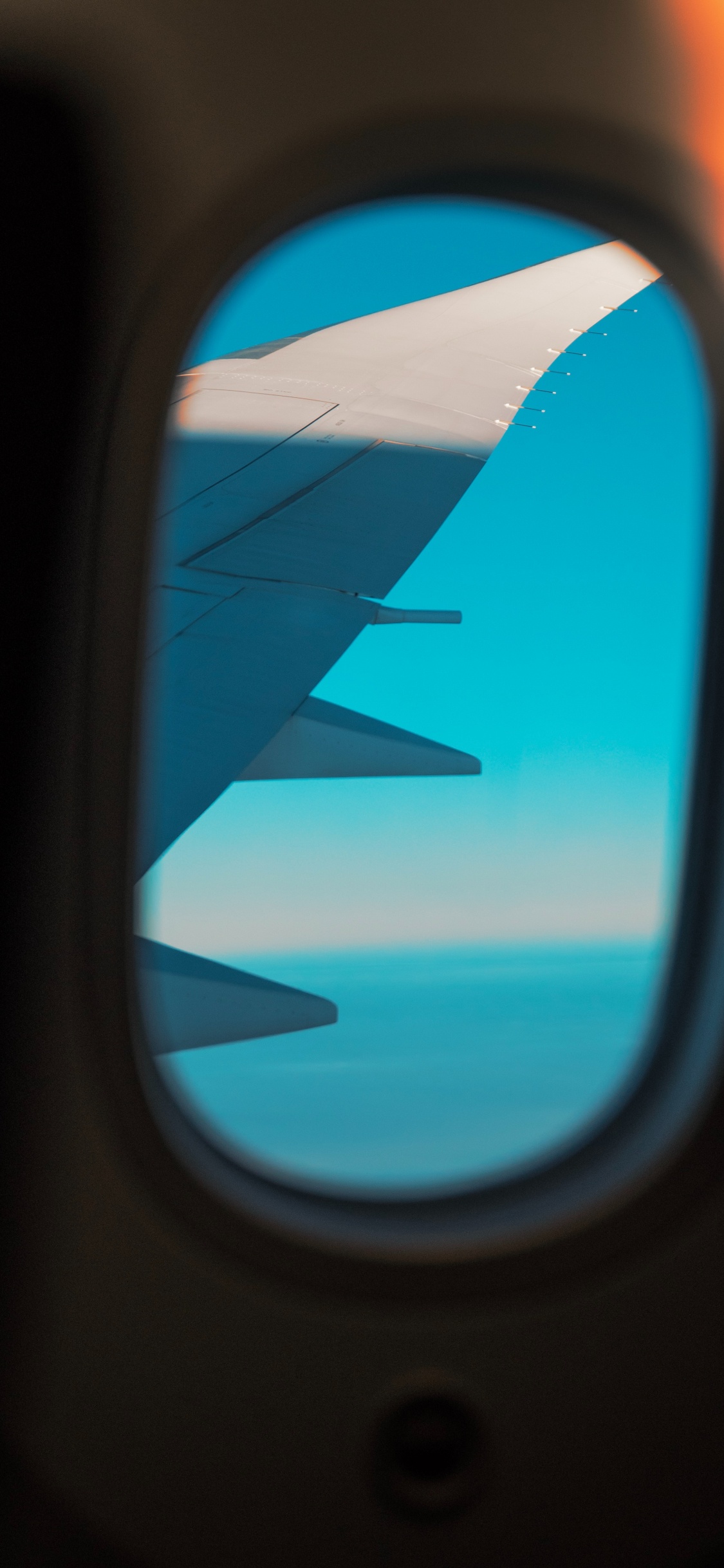 Обои дизайн, небо, воздушное путешествие, синий, круг в разрешении 1125x2436