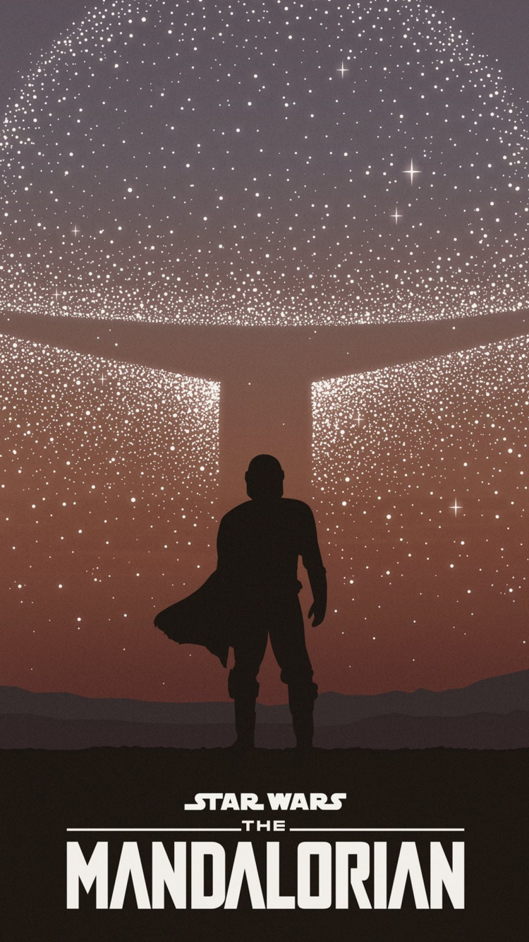 Обои звездные войны, Уолт Дисней, Disney, Мандалорец, дисней в разрешении 750x1334