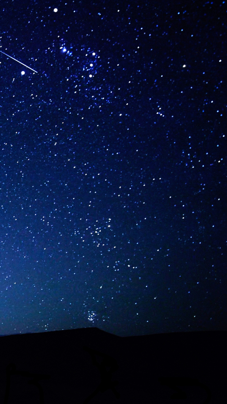 Обои ночь, звезда, Астрономия, астрономический объект, Созвездие в разрешении 750x1334