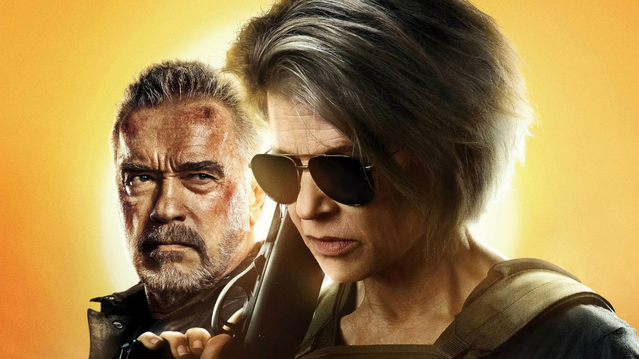 Обои терминатор темная судьба плакат, Тим Миллер, Терминатор Мрачная Судьба, Терминатор, Сара Коннор в разрешении 1280x720