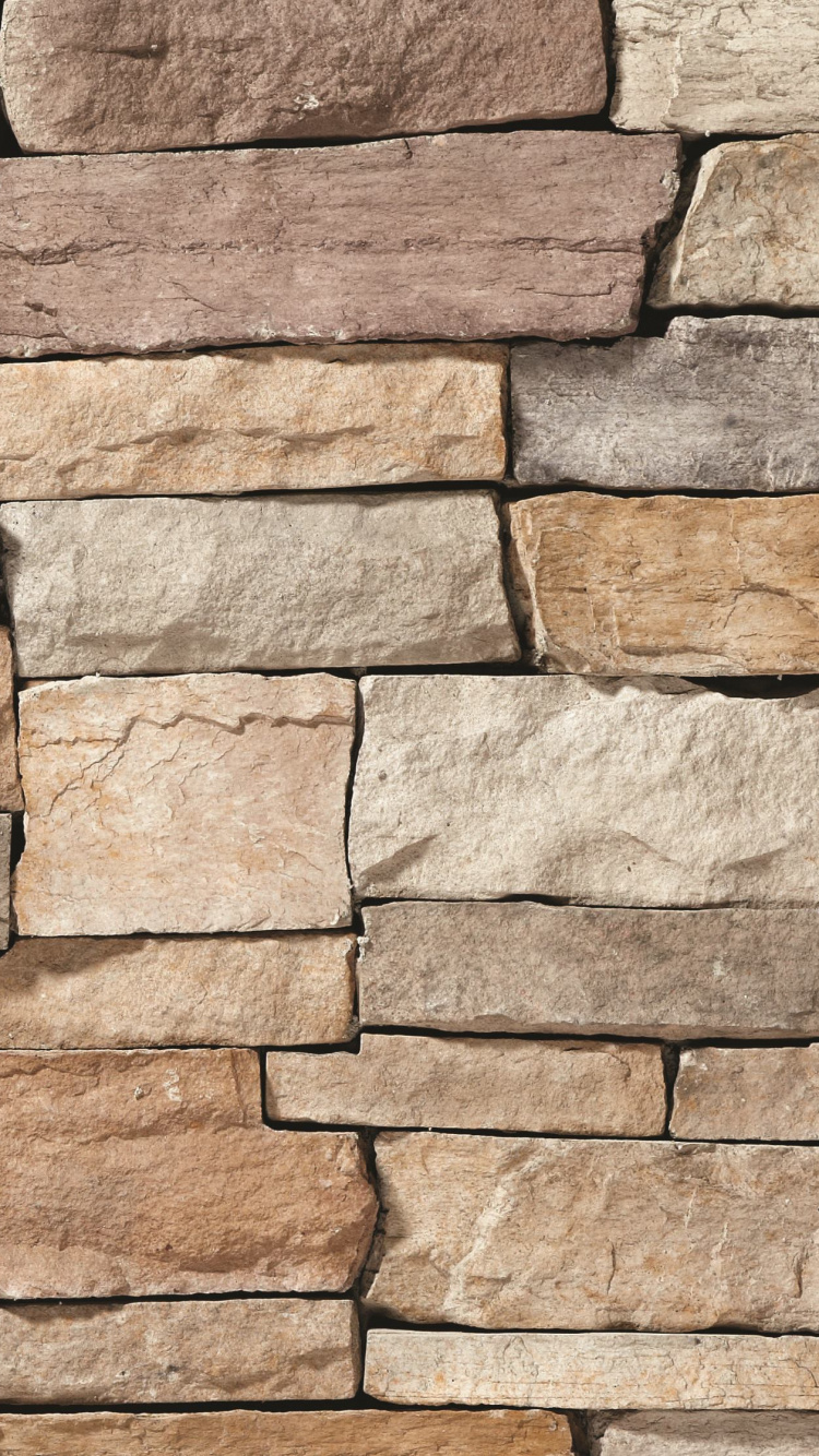 Обои камень, каменная стена, стена, кирпичная кладка, кирпич в разрешении 750x1334