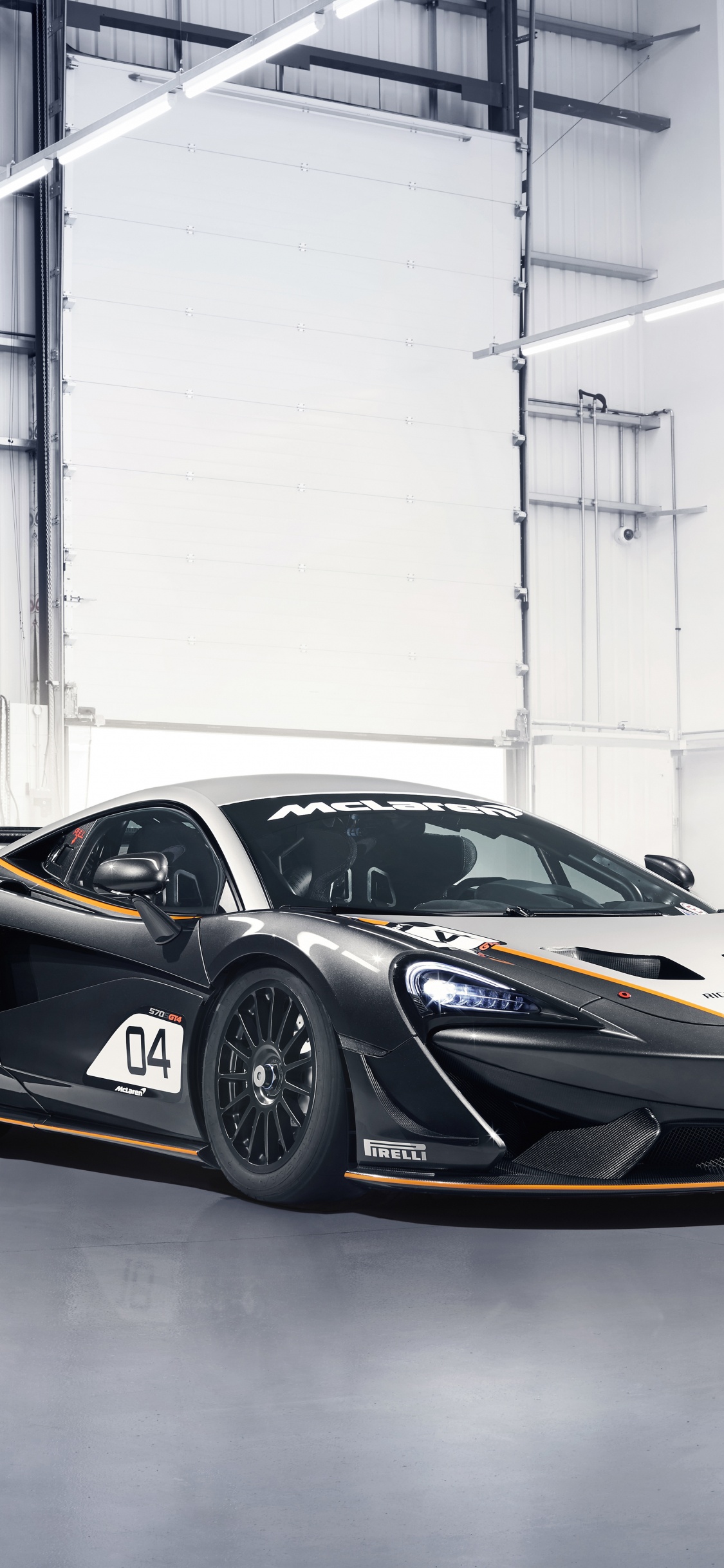 Обои спорткар, Макларен 12с, белые, суперкар, обод в разрешении 1125x2436