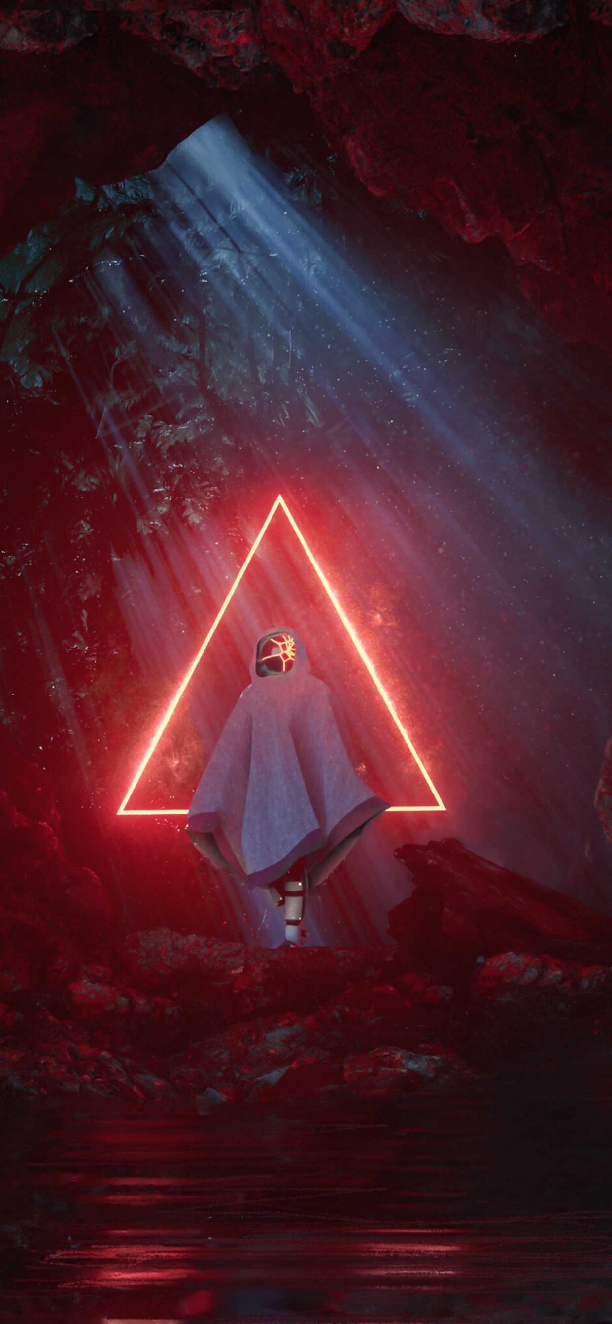 Обои свет, soundcloud, освещение, звезда, астрономический объект в разрешении 1242x2688