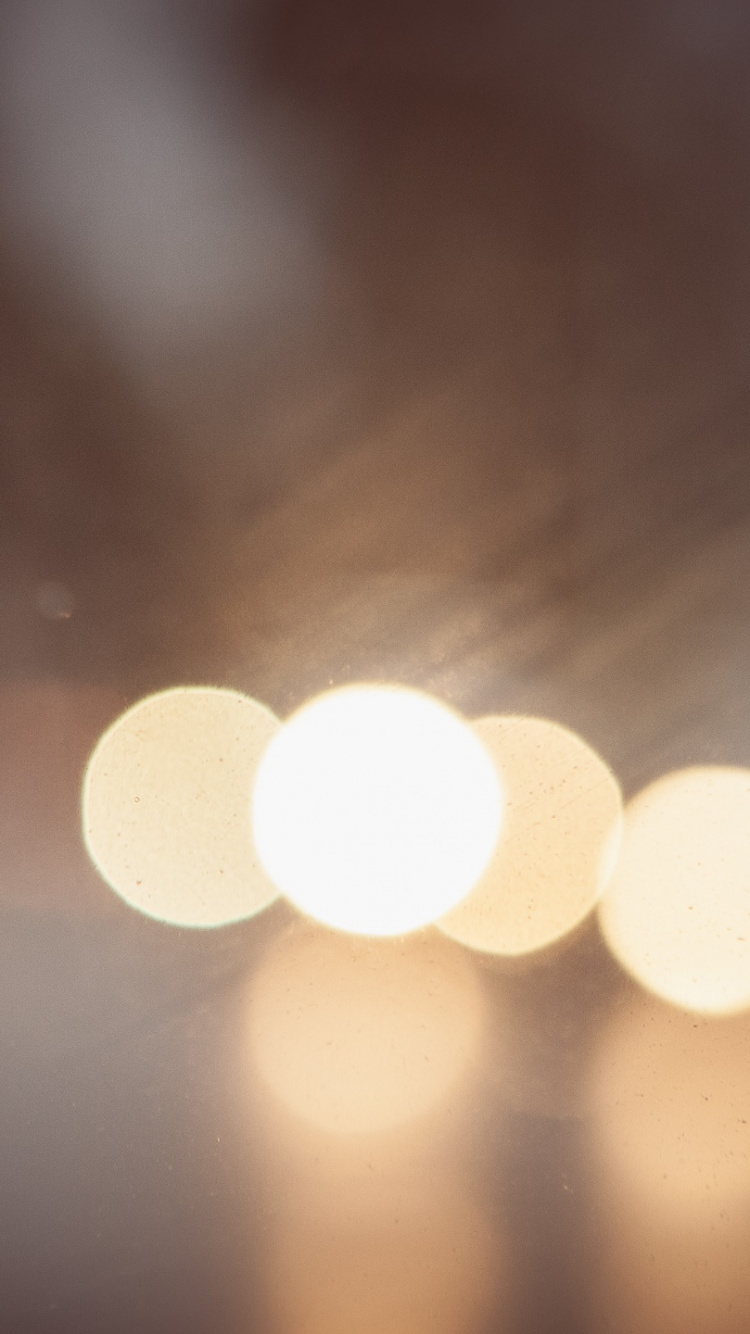 Обои боке, свет, освещение, ночь, солнечный свет в разрешении 750x1334