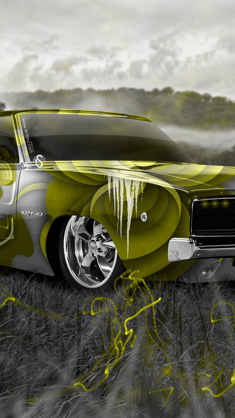 Обои мускул кар, Додж Челленджер, dodge, спорткар, авто в разрешении 750x1334