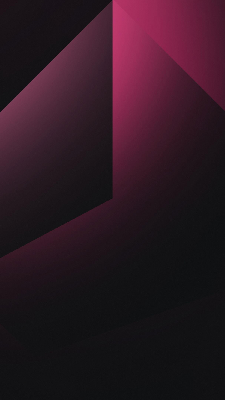 Обои линия, темные абстрактные, пурпур, арт, небо в разрешении 750x1334