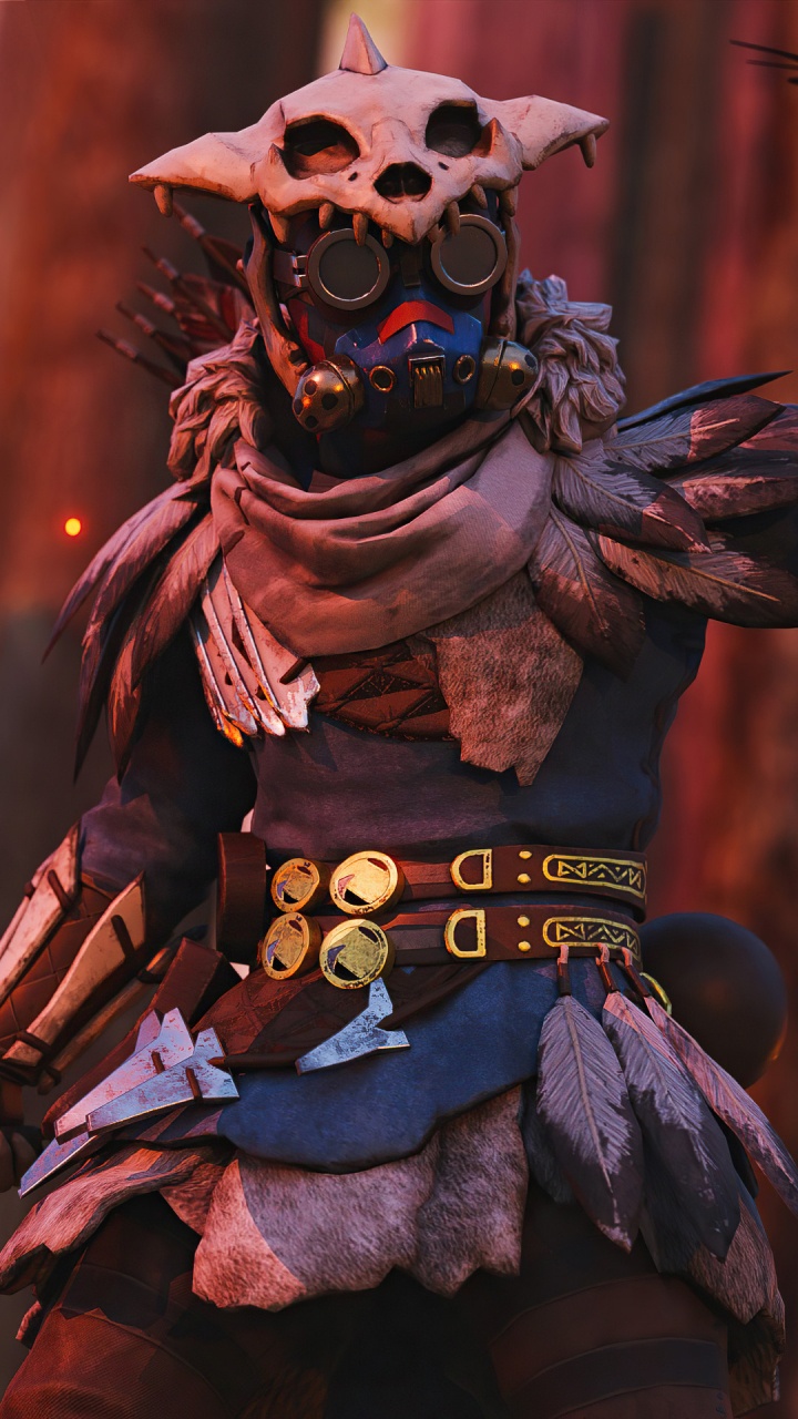 Обои Апекс Легенды, ищейка, titanfall, анимация в разрешении 720x1280