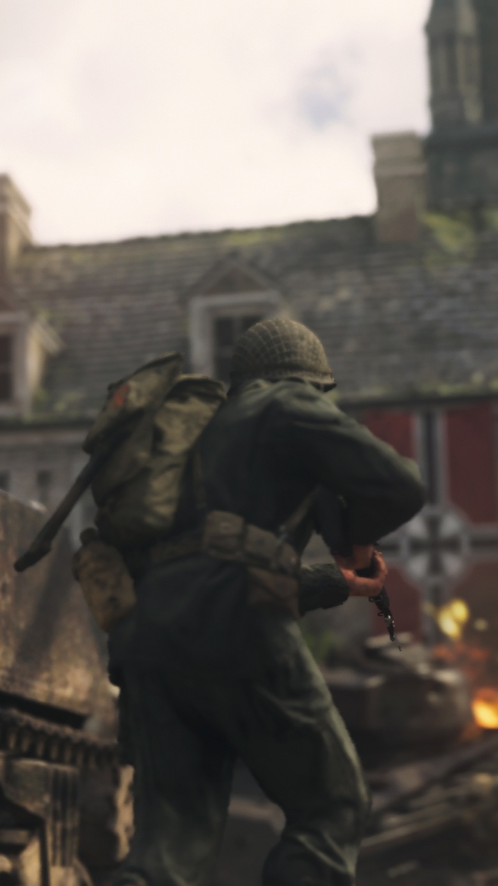 Обои Call of Duty WWII, sledgehammer игры, многопользовательская видео игра, activision, playstation 4 в разрешении 720x1280