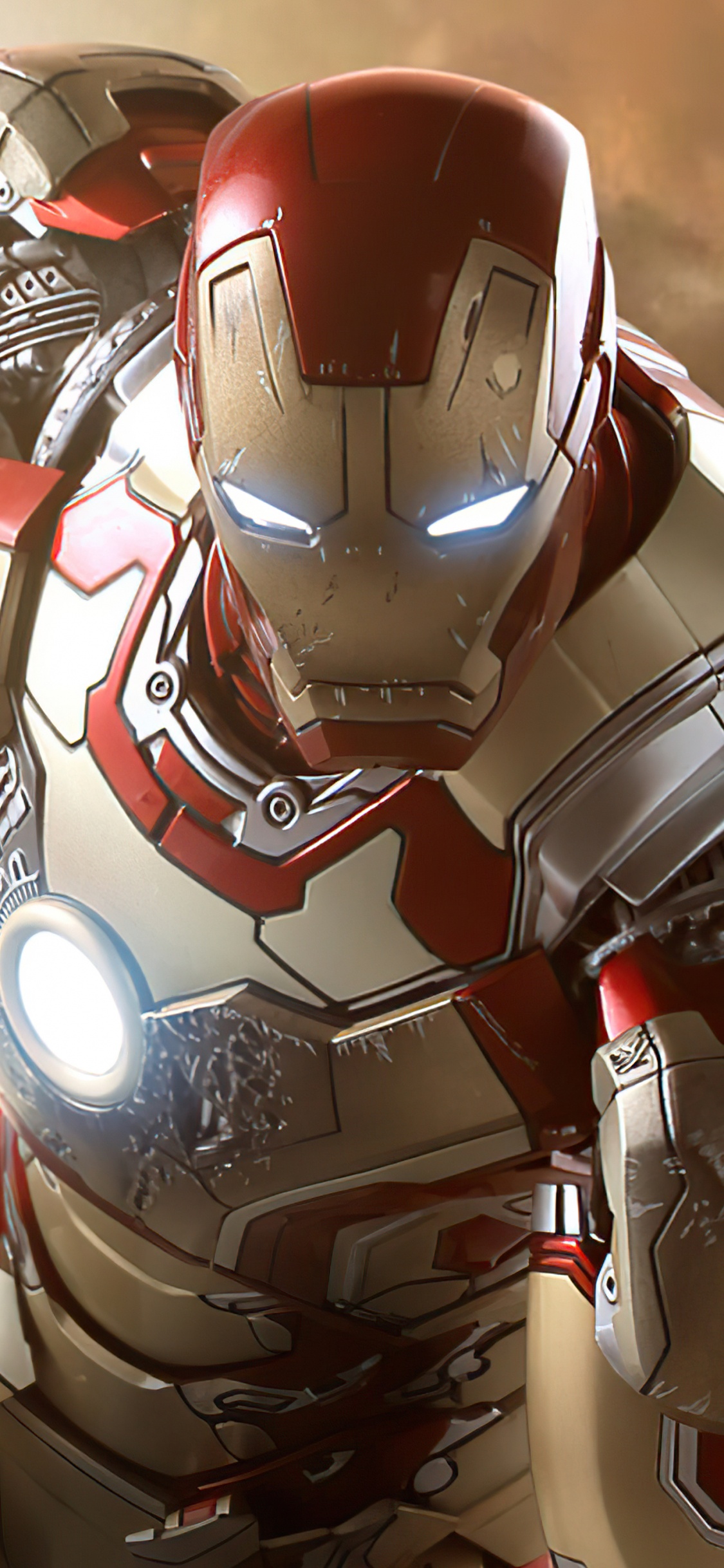 Обои фигурка, Железный человек, Джеймс Родс, супергерой, Халк в разрешении 1125x2436