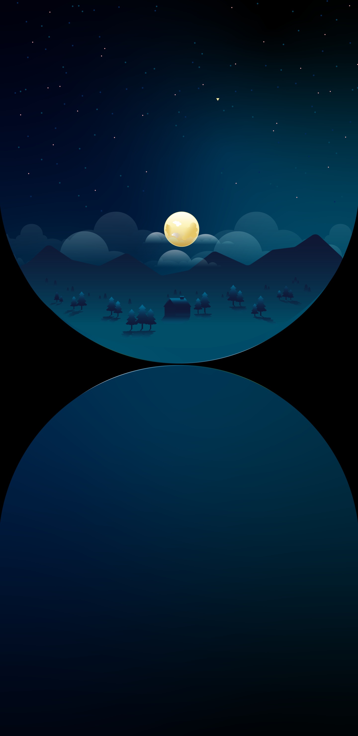 Обои атмосфера, планета, вода, сфера, мир в разрешении 1440x2960