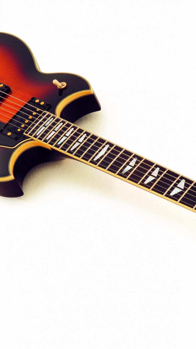 Обои гитара, электрогитара, басгитара, акустическая гитара, струнный инструмент в разрешении 750x1334