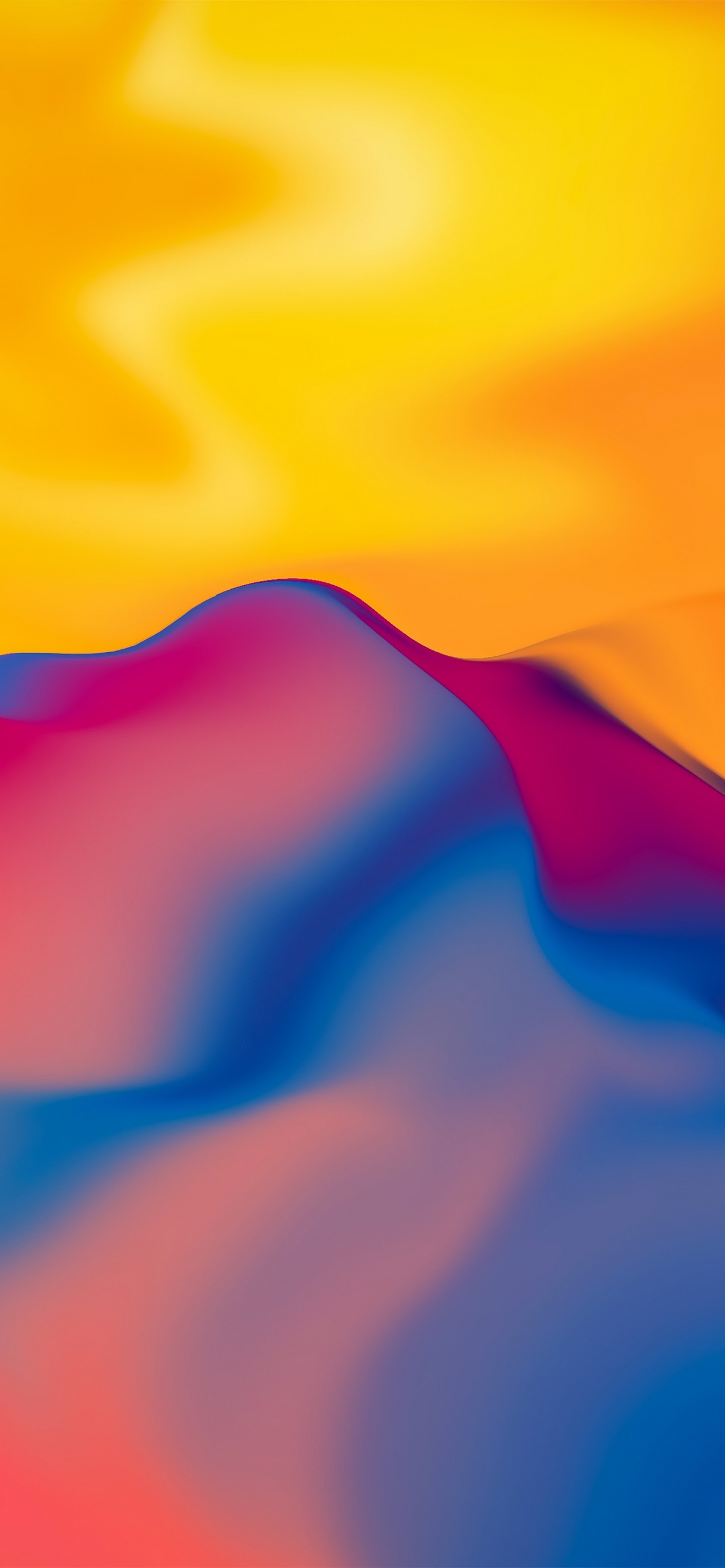 Обои лепесток, наука, физика, красочность, вода в разрешении 1242x2688