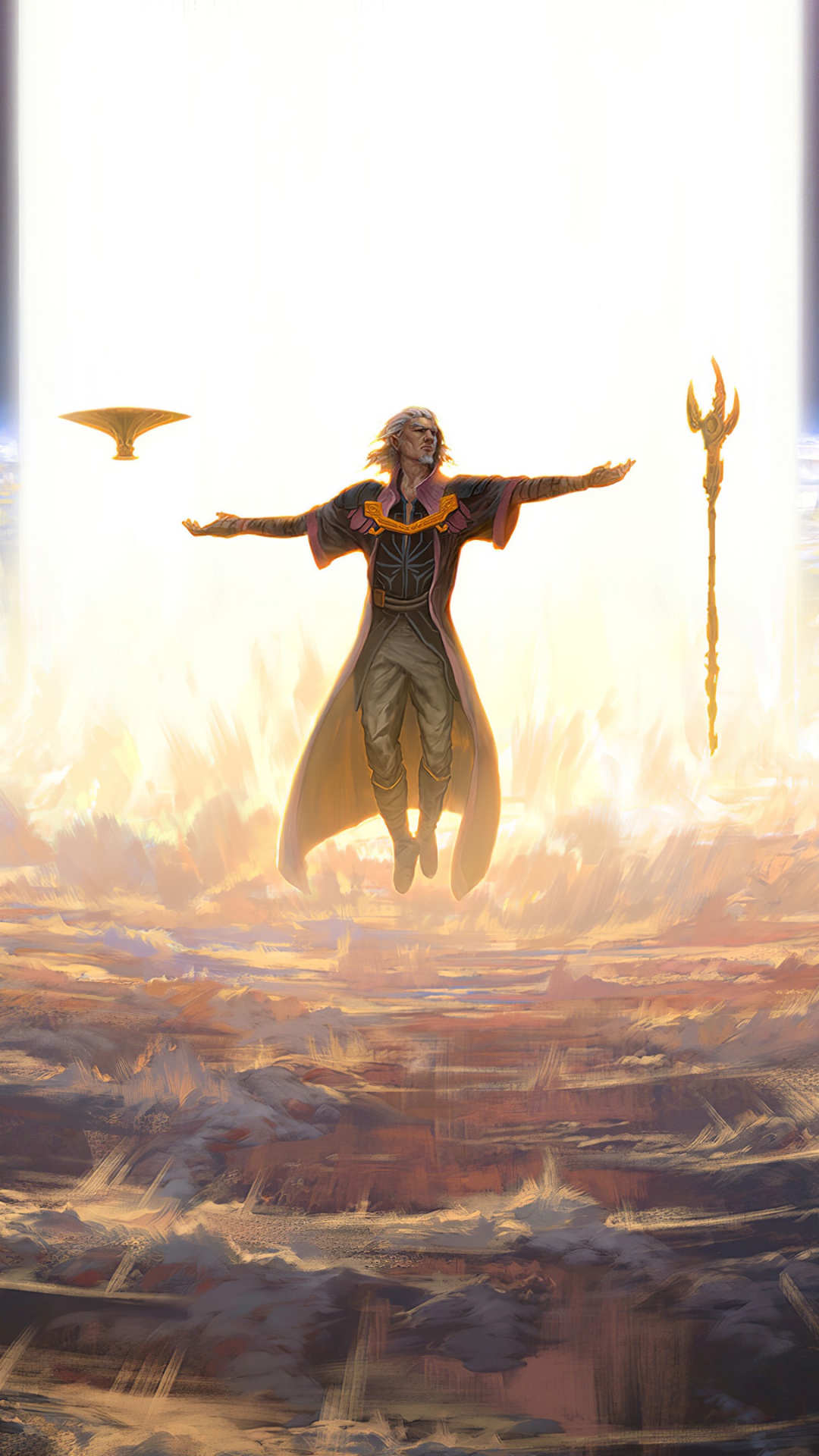 Обои Urzas Разорительный Взрыв, magic the gathering, атмосфера, земля, астрономический объект в разрешении 1080x1920