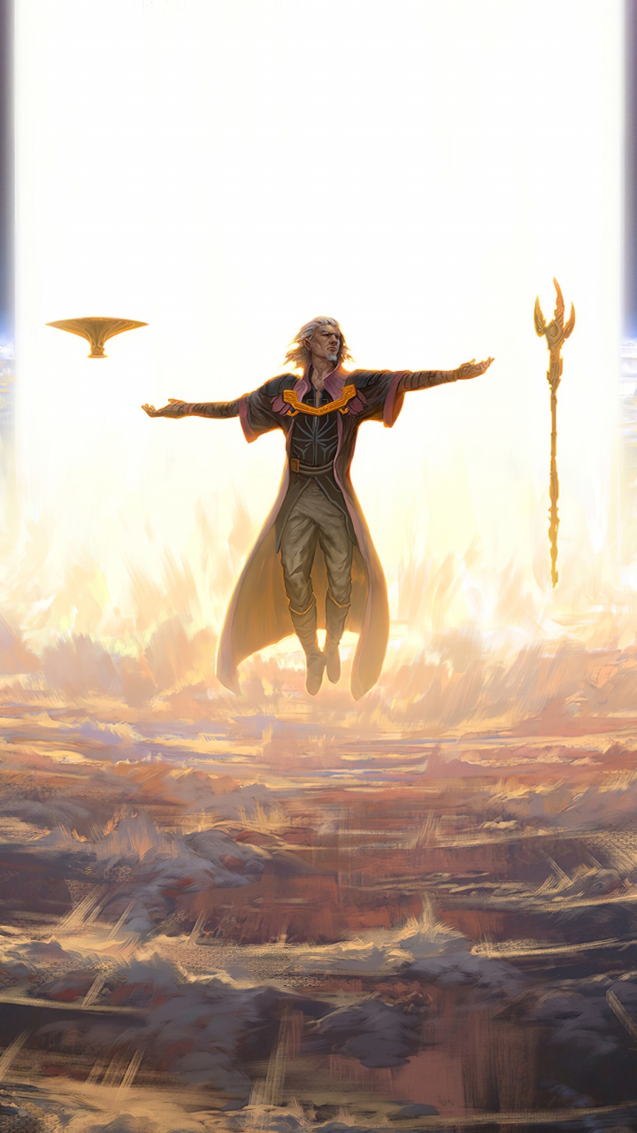 Обои Urzas Разорительный Взрыв, magic the gathering, атмосфера, земля, астрономический объект в разрешении 720x1280